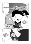  alternate_version_at_source anthro blush canid canine clothing comic dialogue disney duo edit english_text fox fur halloween_costume hard_translated hat headgear headwear hi_res judy_hopps lagomorph leporid mammal monochrome nick_wilde open_mouth open_smile rabbit red_fox rikuo_(artist) smile speech_bubble text translated vertical_bar_eyes witch_hat zootopia 