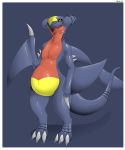  bastiel feral garchomp hi_res male nintendo pok&eacute;mon pok&eacute;mon_(species) solo video_games waving_at_viewer 