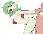  2020 ambiguous_penetration arm_grab bent_over blush breasts duo faceless_character faceless_male female female_penetrated from_behind_position gardevoir green_hair hair hi_res human human_penetrating humanoid interspecies male male/female male_penetrating male_penetrating_female mammal nintendo nipples nude one_eye_obstructed open_mouth penetration pok&eacute;mon pok&eacute;mon_(species) pok&eacute;philia red_eyes sex simple_background standing standing_sex the-minuscule-task video_games white_background 