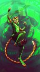  2020 4_toes 5_fingers 9:16 anthro cheetah clothed clothing digital_media_(artwork) digitigrade felid feline fingers green_background hi_res looking_at_viewer male mammal neotheta open_mouth simple_background smile solo teeth toes tongue 