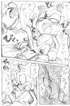  anal anal_fingering anal_penetration anthro clothing comic duo fingering gloves handwear japanese_text male male/male monochrome penetration shadow_the_hedgehog sonic_the_hedgehog sonic_the_hedgehog_(series) text translation_request unknown_artist 