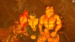  16:9 3d_(artwork) anthro cave digital_media_(artwork) dragon group hi_res lava male male/male source_filmmaker tfc0234 widescreen 
