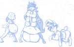  absurd_res anthro ball_expansion ball_growth balls belly big_balls big_belly big_breasts big_butt big_penis blue_and_white bodily_fluids bottomwear bra breast_expansion breast_growth breasts butt butt_growth carmelita_fox clothing cum cum_inflation disney female feral genital_fluids genitals gloum group growth hasbro hi_res hiphugger huge_balls huge_penis hyper hyper_balls hyper_genitalia hyper_penis inflation intersex intersex/female intersex/intersex judy_hopps monochrome multi_breast my_little_pony panties penis police_officer police_uniform skirt sly_cooper_(series) sony_corporation sony_interactive_entertainment sucker_punch_productions underwear uniform vaghugger video_games zootopia 