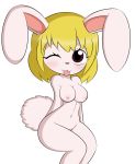 :3 alpha_channel anthro blonde_hair blush breasts carrot_(one_piece) dreameclipsewolf female hair hi_res lagomorph leporid mammal navel nipples nude one_piece rabbit solo tagme tongue tongue_out 