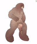  anthro anus bodily_fluids cocklimbs corruption cum genital_fluids genitals hi_res male mot nightmare_fuel penis penis_tongue solo transformation upside_down 