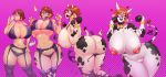 &lt;3 2019 anthro anus big_breasts blush bovid bovine breast_expansion breasts brown_hair butt butt_expansion cattle clothing collar cowbell darkereve ear_piercing eyewear female genitals glasses hair hooves horn_growth huge_breasts human human_to_anthro legwear mammal navel nipples nude open_mouth piercing pink_background pussy sequence shocked simple_background smile solo species_transformation standing stockings tail_growth thick_thighs thin_waist torn_clothing transformation wide_hips 