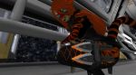  anthro armor eyewear felid female glasses hi_res knife mammal pantherine second_life short shyahla sl slim solo space space_station tiger tigress_(disambiguation) 