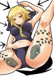  blonde_hair breasts large_breasts maho_(yakimorokoshi) medusa_gorgon panties solo soul_eater underwear 