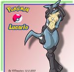  lucario pokemon tagme yiffmasters 