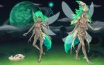  16:10 4_arms 4_eyes alien alien_hornet_(terraria) alien_larva_(terraria) alien_queen_(terraria) ambiguous_gender animal_humanoid arthropod arthropod_abdomen arthropod_humanoid breasts cloud female grass green_eyes green_hair group hair hi_res horn humanoid insect insect_humanoid jon-smitten long_tongue multi_arm multi_eye multi_limb outside planet standing terraria tongue tongue_out widescreen wings 