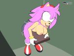  4:3 accessory ahegao amy_rose anthro bodily_fluids breasts clothing cum cum_leaking eulipotyphlan excessive_cum female fours_(artist) fucked_silly fur genital_fluids glory_hole gloves green_eyes hair handwear hedgehog hi_res looking_pleasured mammal nipples pink_body plank sex solo sonic_the_hedgehog_(series) through_wall tongue tongue_out video_games 