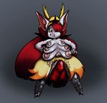  6_breasts arachnid arthropod big_pussy body_horror breasts clothing demon female genitals hekapoo hi_res humanoid monster multi_breast pinkboi335 pussy pussy_expansion ruined slob spider star_vs._the_forces_of_evil torn_clothing transformation what_has_magic_done 