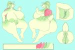  2_toes 5_fingers anthro anus areola belly big_areola big_breasts big_butt breasts butt clitoris dripping female fingers gastropod genitals gesture green_body hair hand_on_hip huge_breasts huge_butt humanoid_genitalia looking_back model_sheet mollusk multiple_poses nipples nude overweight overweight_anthro overweight_female pose puffy_anus pussy shell short_tail side_view sitting slime smile snail solo strikeanywhere thick_thighs toes vein waving wet white_body wide_hips 