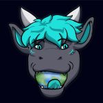  absurd_res dragon eating flat_(disambiguation) hi_res horn hyper macro open_mouth space teeth tongue 