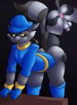  absurd_res anthro butt clothing costume duo hat headgear headwear hi_res male male/male mammal mazilion procyonid raccoon sly_cooper sly_cooper_(series) solo sony_corporation sony_interactive_entertainment spread_butt spreading sucker_punch_productions video_games 