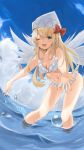  bikini cleavage lily_white swimsuits tagme touhou wings yamabukiiro_(browncat) 