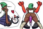  &lt;3 alcid aliasing anthro anus avian beanie bird blush bodily_fluids bottomless brown_body brown_feathers clothed clothing dakuterooty dildo double_dildo duo feathers female female/female genital_fluids hand_holding hat headgear headwear kiwi_(bird) lari mating_press multicolored_body multicolored_feathers partially_clothed puffin pussy_juice ratite sex sex_toy simple_background size_difference two_tone_body two_tone_feathers white_background 