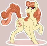  2020 artfight2020 digital_media_(artwork) equid equine fan_character female feral fur grumpy_griffin_creations hair hasbro hi_res horse looking_at_viewer mammal my_little_pony nude pony simple_background smile solo standing 
