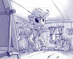  2020 absurd_res apple_bloom_(mlp) applejack_(mlp) blue_and_white curtains cutie_mark_crusaders_(mlp) digital_media_(artwork) dimfann equid equine friendship_is_magic group hair hasbro hi_res hooves inside laugh looking_back mammal mane monochrome my_little_pony patchwork_clothing pegasus picture_frame rear_view scootaloo_(mlp) smile sweetie_belle_(mlp) window wings 