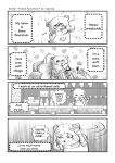  &lt;3 2020 4koma 5_fingers aniapt_(manga) anthro apron beverage boba_(character) bodily_fluids cheek_spots closed_smile clothed clothing coffee coffee_cup coffee_maker coffee_shop comic counter desert detailed_background digital_media_(artwork) eating english_text eyes_closed fingers furniture gesture greyscale hands_on_cheeks happy heart_nose holding_object inside looking_away male mammal manga monochrome narration open_mouth open_smile pajamas pastry pattern_background plushie screentone shirt simple_background sitting smile solo speech_bubble standing sweat tapirclip text thought_bubble topwear ursid uwu waving 