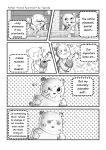  &lt;3 2020 4koma 5_fingers angry aniapt_(manga) anthro beverage black_nose boba_bearstein bodily_fluids cheek_spots closed_smile clothed clothing coffee coffee_cup coffee_shop comic detailed_background digital_media_(artwork) english_text fingers furniture greyscale happy heart_nose holding_object inside looking_away male mammal manga monochrome narration one_eye_closed open_mouth open_smile pattern_background screentone simple_background smile solo standing sweat table tailwag tapirclip text thought_bubble tongue tongue_out ursid wink 