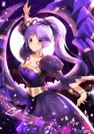  1girl chinchongcha dress fire_emblem fire_emblem:_genealogy_of_the_holy_war fire_emblem_heroes hair_ornament highres ishtar_(fire_emblem) jewelry long_hair looking_at_viewer purple_eyes purple_hair 