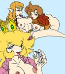  empty legend_of_zelda metroid nintendo princess_peach princess_zelda samus_aran 