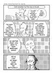  &lt;3 2020 4koma 5_fingers aniapt_(manga) anthro boba_bearstein cheek_spots clothed clothing comic digital_media_(artwork) duo english_text equid equine facial_hair fingers greyscale hair heart_nose holding_object horse male mammal manga monochrome narration open_mouth pattern_background screentone simple_background speech_bubble tapirclip text text_box topwear ursid 