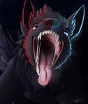  absurd_res bodily_fluids canid canine canis feral frostyfang hi_res male mammal mouth_shot open_mouth saliva solo tagme throat tongue umbra_(shinyumbra) wolf 