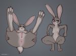  absurd_res anthro anus areola barefoot breasts butt chelodoy clitoris crouching disney erect_nipples female genitals hi_res judy_hopps lagomorph leporid looking_at_viewer mammal nipples presenting presenting_anus presenting_hindquarters presenting_pussy pussy rabbit seductive solo toes zootopia 