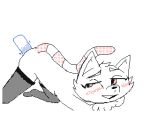  &lt;3 4:3 ambiguous_gender ambiguous_penetration ambiguous_species animated anonymous_artist anthro blush clothing felid feline female female_penetrated flipnote_studio leggings legwear low_res lying male male_penetrated mammal masturbation on_front penetration short_playtime smile solo unknown_artist 