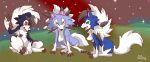  anthro black_claws black_nose blue_body blue_fur bodily_fluids canid canine cheek_tuft claws dusk_lycanroc facial_tuft female feral fur green_eyes hair inner_ear_fluff likemaniac long_ears lycanroc mammal midday_lycanroc midnight_lycanroc nintendo pawpads pink_inner_ear pok&eacute;mon pok&eacute;mon_(species) red_eyes sharp_teeth shiny_pok&eacute;mon sitting spikes sweat teeth toe_claws tongue tuft video_games white_body white_fur white_hair 