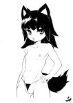  absurd_res areola breasts core domestic_cat felid feline felis female feralyama genitals hair hi_res humanoid long_hair mammal monochrome nipples nude pussy pussy_floss screentone small_breasts soft solo 