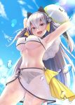  animal_ears bikini erect_nipples hourei_tenten melty+ narushima_kanna nekomimi see_through swimsuits underboob 