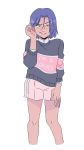  1boy absurdres green_eyes highres kiana_mai kojirou_(pokemon) pokemon pokemon_(anime) purple_hair team_rocket 