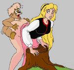  animated disney gurgi princess_eilonwy the_black_cauldron 