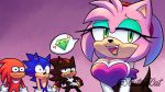  16:9 2020 accessory alternate_costume amy_rose anthro being_watched blush breasts clothing cuteytcat echidna eulipotyphlan eyeshadow female gloves green_eyes group hair_accessory hairband handwear hedgehog hi_res knuckles_the_echidna lipstick looking_at_another makeup male mammal monotreme open_mouth open_smile pictographics rouge_the_bat shadow_the_hedgehog signature simple_background smile sonic_the_hedgehog sonic_the_hedgehog_(series) speech_bubble video_games widescreen 