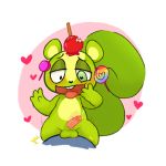  1:1 alpha_channel anthro balls blush bodily_fluids erection genital_fluids genitals happy_tree_friends hi_res male nutty_(htf) penis 