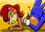  &lt;3 &lt;3_censor anal angry anthro anthro_on_anthro archie_comics big_butt black_nose blue_body blue_eyes breasts brown_body brown_fur bubble_butt butt butt_grab censored chipmunk clenched_teeth disgust duo eulipotyphlan face_in_ass female fur ground_squirrel hair hand_on_butt hedgehog lying male male/female mammal meme nude on_front oral red_hair rimming rodent sally_acorn sanic sciurid sex sonic_the_hedgehog_(archie) sonic_the_hedgehog_(comics) sonic_the_hedgehog_(series) spread_butt spreading teeth unknown_artist 