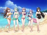  bang_dream! beach bikini long_hair mia_(fai1510) swimsuit tagme tagme_(character) 