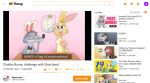  4pcsset anthro bunny_ears_(disambiguation) disney english_text lagomorph leporid male male/male mammal marshmallow rabbit rabbit_(winnie_the_pooh) stan_the_woozle text winnie_the_pooh_(franchise) woozle youtube youtube_caption 