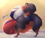  absurd_res balls bernese_mountain big_balls big_breasts big_muscles big_penis bikini breasts butt canid canine canis claws clothing domestic_dog genitals gynomorph hi_res huge_balls huge_breasts huge_muscles huge_penis hyper hyper_balls hyper_breasts hyper_genitalia hyper_muscles hyper_penis intersex lromstar_(artist) mammal muscular muscular_gynomorph muscular_intersex paws penis swimwear vein wardrobe_malfunction 