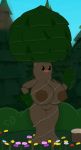  absurd_res big_breasts blush breasts cogsfixmore female forest genitals hi_res mario_bros nintendo nipples nude outside paper_mario paper_mario:_the_origami_king pussy solo thick_thighs tree video_games 