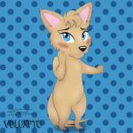  1:1 anthro canid canine canis chibi domestic_dog female hi_res mammal molly_(disambiguation) smile voluxpto 