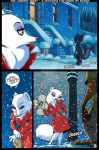  2020 anthro arctic_fox borba breasts canid canine city clothed clothing coat cold comic curvy_figure disney english_text female flirting fox fur hand_on_hip hourglass_figure male mammal nick_wilde night outside prostitution seductive smile snow snowing text topwear watermark white_body white_fur wide_hips zootopia 