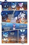  007delta absurd_res canid canine comic dialogue digital_media_(artwork) dominic_armois eeveelution english_text eyewear felid female feral freya_howell fur gingy_k_fox glaceon glameow glasses group hi_res kaz_mercais lycanroc male mammal midnight_lycanroc mienshao misu_nox nintendo open_mouth pok&eacute;mon pok&eacute;mon_(species) pok&eacute;mon_mystery_dungeon ryn_purrawri shiny_pok&eacute;mon simple_background text umbreon video_games wanderlust 