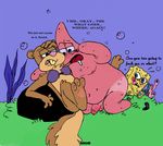  patrick_star sandy_cheeks spongebob_squarepants tagme 