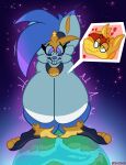 anthro arturfox big_breasts breast_expansion breasts cindey_cinderace earth expansion extreme_size_difference female growth hi_res huge_breasts lagomorph leporid lucky_dice macro macro_female mammal micro nintendo planet pokemon rabbit size_difference