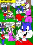  buster_bunny comic kthanid lola_bunny tiny_toon_adventures 