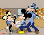  animated disney goofy mickey_mouse minnie_mouse 
